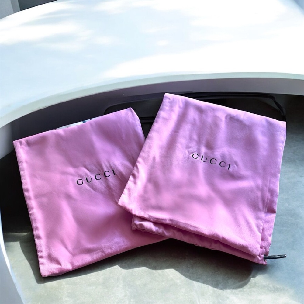Gucci Light Pink shoe Dust Bags